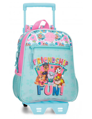 MOCHILA ADAP. 28CM.C/CARRO PAW PATROL FRIENDSHIP FUN